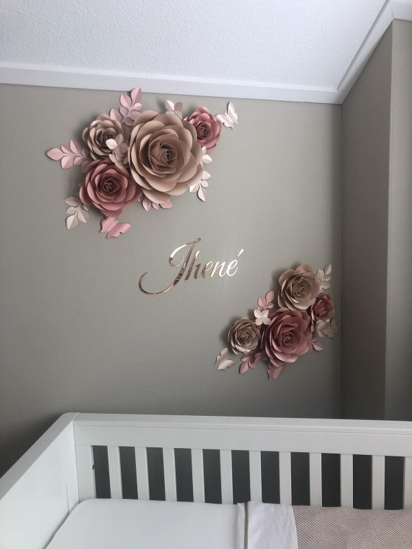 Paper flower set Jhene + naam