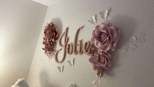 Paper flower set Meryem