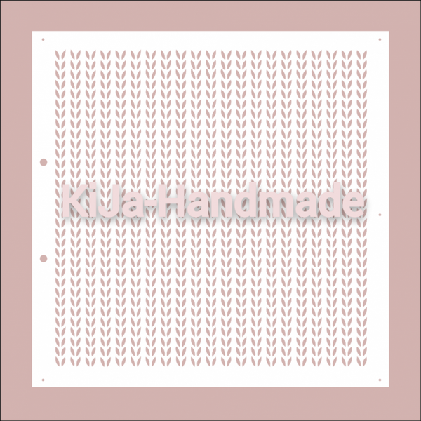 Stencil Knitted