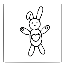 Koek fondant stempel Konijn