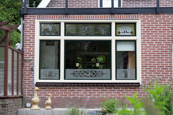 Raamfolie Horizontaal ornament