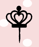 Cupcaketopper Kroon