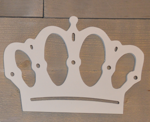 Houten decoratie kroon 1