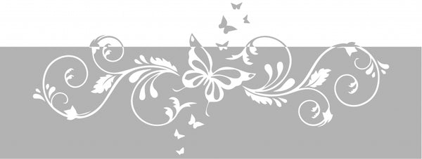 Raamfolie Krul vlinder