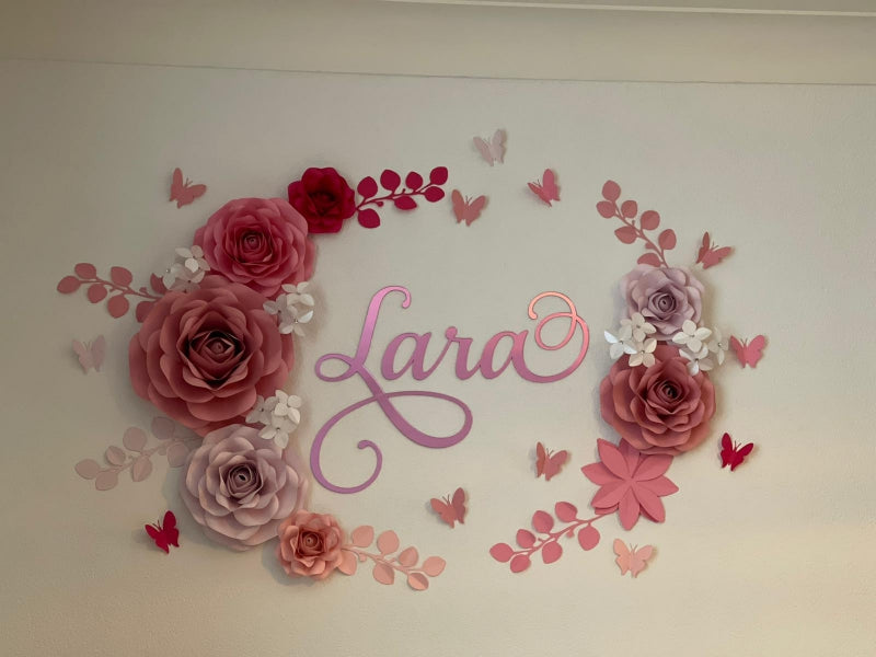 Paper flower set Faye + Naam