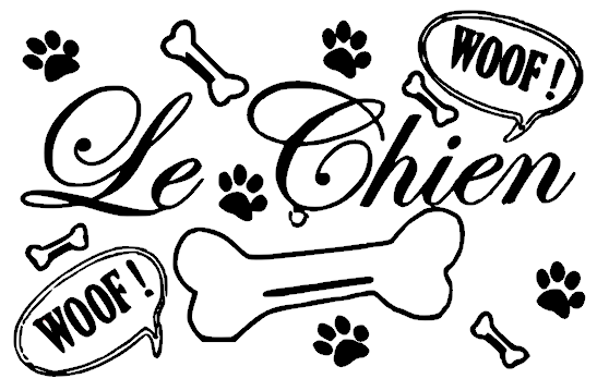 Le Chien Sticker