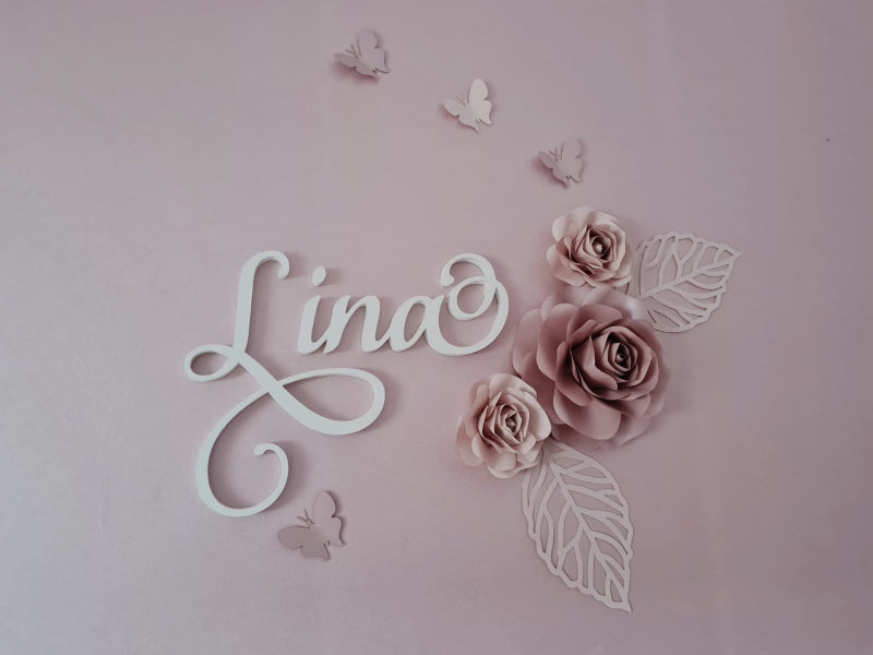 Paper flower set Lina + Naam