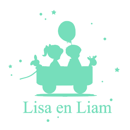 Geboorte sticker Lisa en Liam