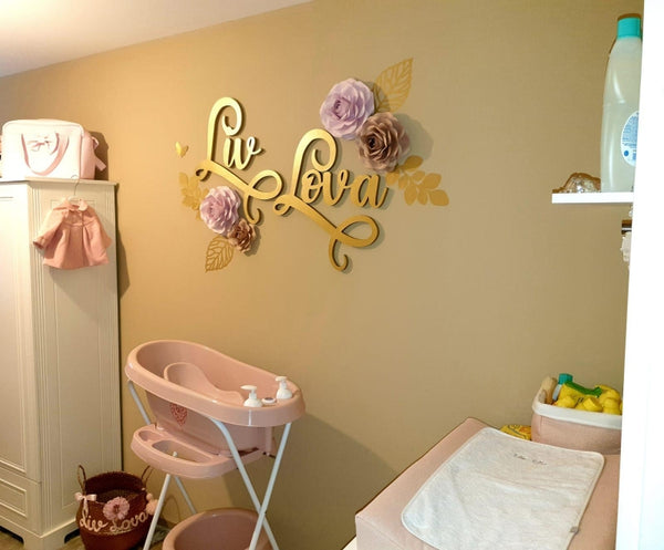 Paper flower set Liv + Naam