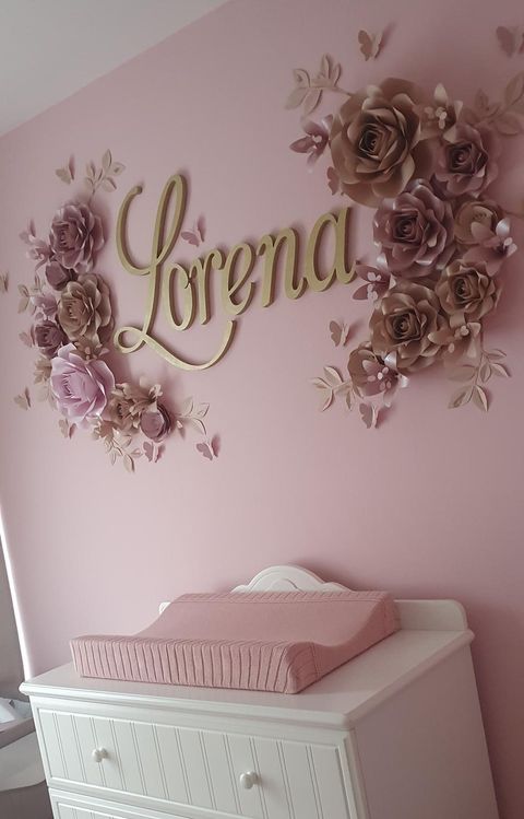 Paper flower set Mylene