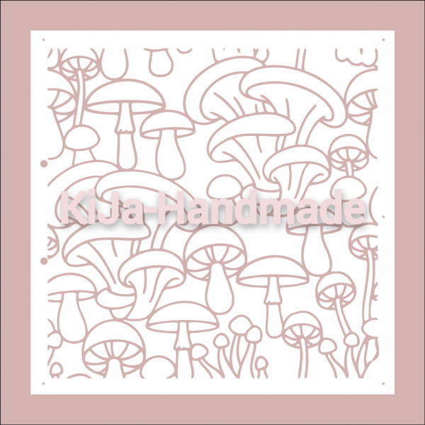 Stencil Mushroom