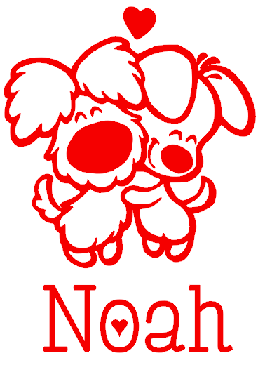 **Sticker Woezel en Pip Noah