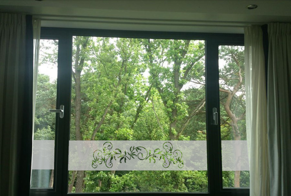 Raamfolie Horizontaal ornament 3