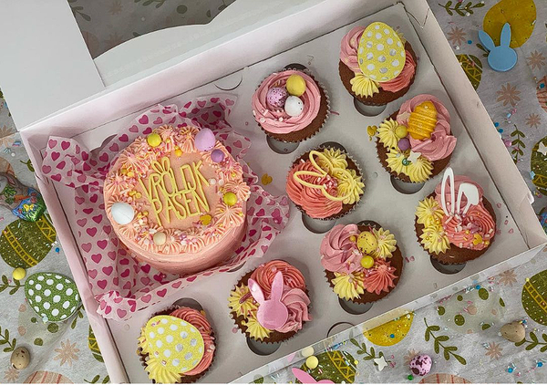 Cupcaketopper Konijn open