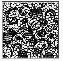 Koek fondant Lace kant