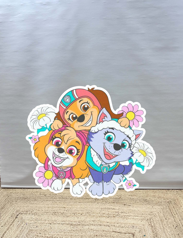 Paw patrol meisjes cut-out decoratie voor feest