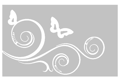 Raamfolie openslaand raam vlinders