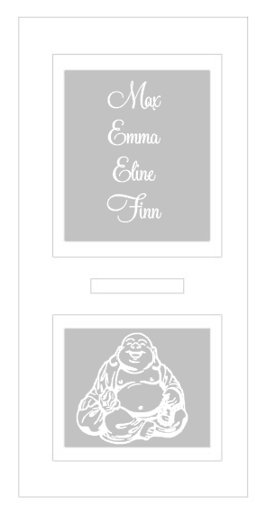 Raamfolie Deur Bolle Buddha