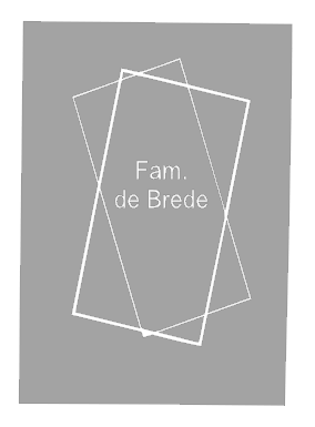 Raamfolie rechthoeken met naam