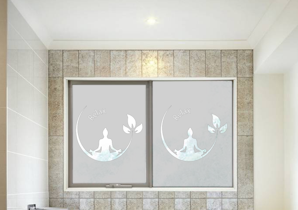 Raamfolie relax buddha