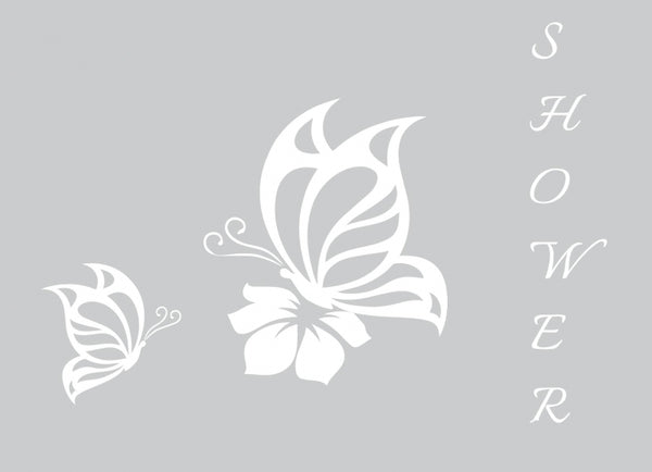 Raamfolie shower vlinders