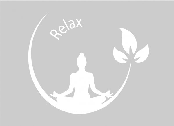 Raamfolie relax buddha