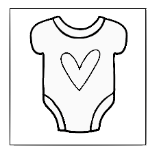 Koek fondant stempel Romper hart