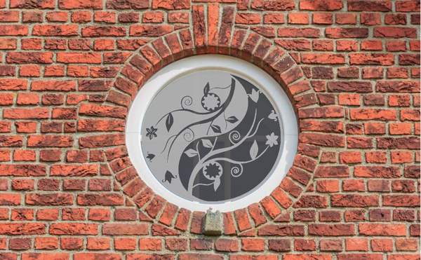 Raamfolie Rond Takken