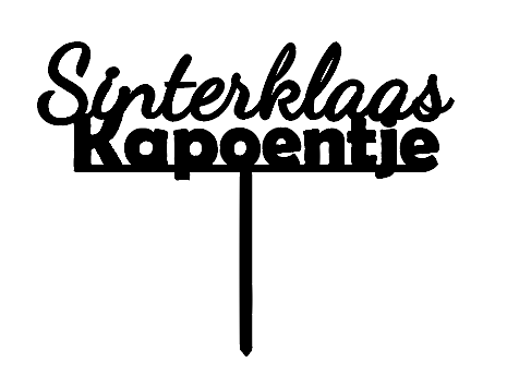 Taarttopper Sinterklaas kapoentje