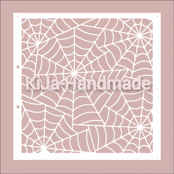Stencil Spinnenwebben