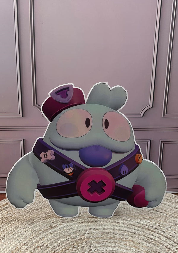 Squish Brawlstars cut-out decoratie voor feest