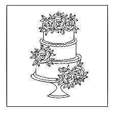 Koek fondant stempel Taart