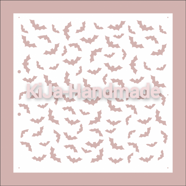 Stencil vleermuizen