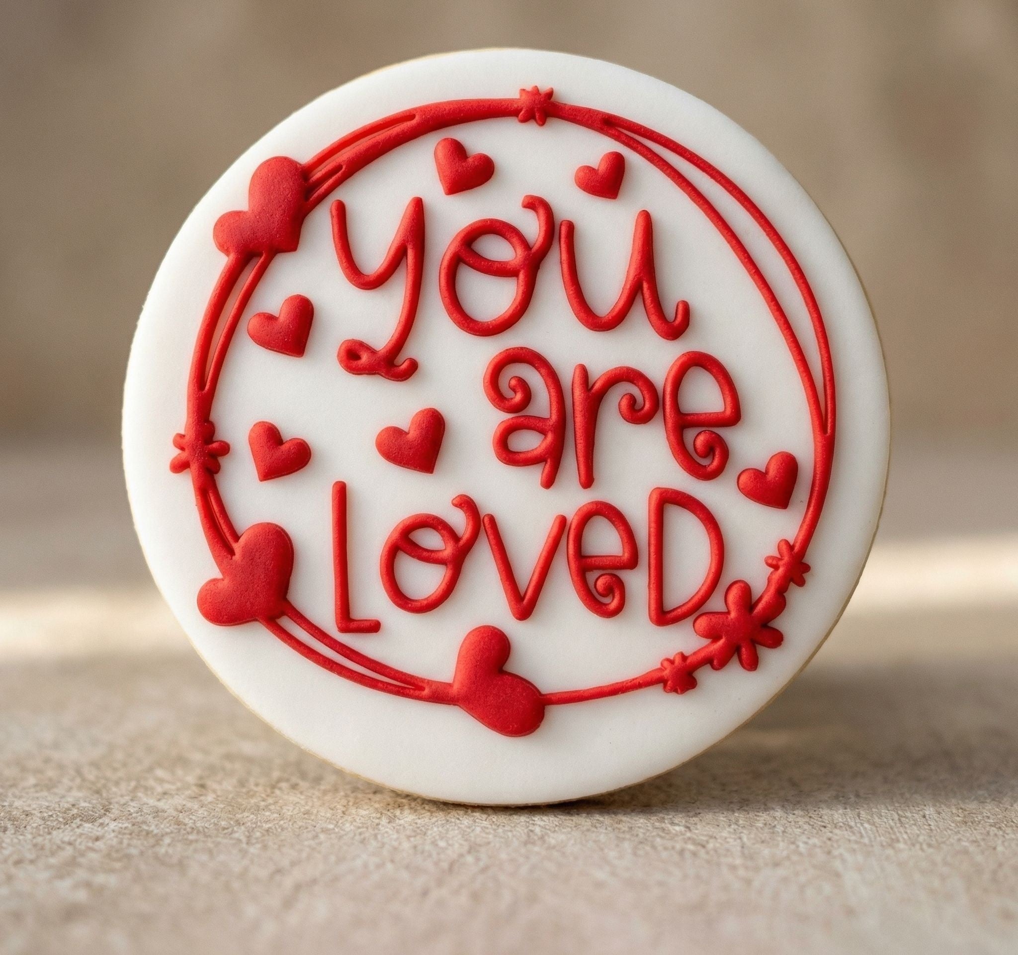 Koek stempel | Fondant embosser | You are loved