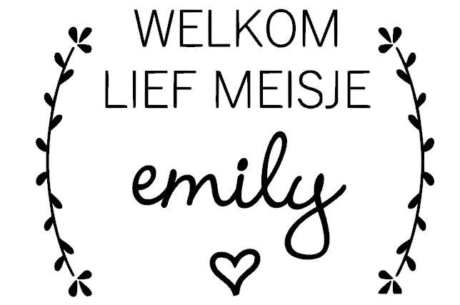 Geboorte Welkom lief meisje