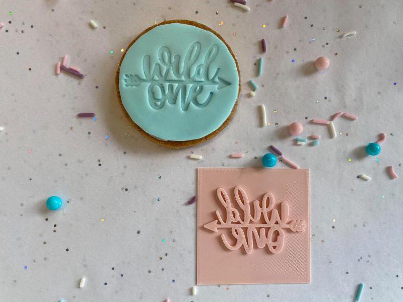 Koek fondant stempel Wild one