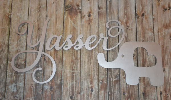 Houten decoratie olifant