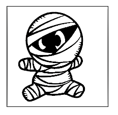 Koek fondant stempel Zombie