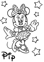 **Sticker Minnie Pip