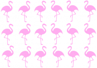 **Sticker Flamingo 6,5cm