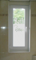 Raamfolie Bathroom