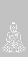 Raamfolie Buddha