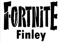 **Sticker Fortnite Finley