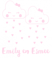 Geboorte sticker Emily en Esmee