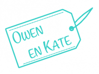 Geboorte sticker  Owen en Kate