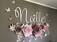 Paper flower set Noelle + Naam