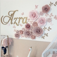 Paper flower set Azra + Naam