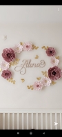 Paper flower set Alina