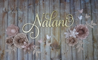 Paper flower set Nalani + Naam