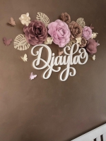 Paper flower set Djayla + Naam